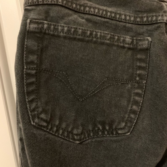 Versace High Waist Straight Leg Black Denim Jeans - Picture 8 of 15